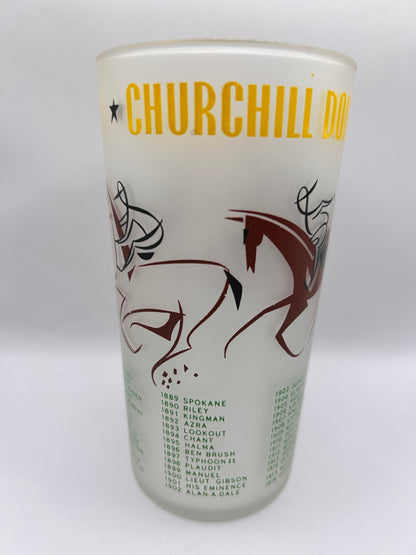 1956 Kentucky Derby Glass: 2 Stars, 3 Tails
