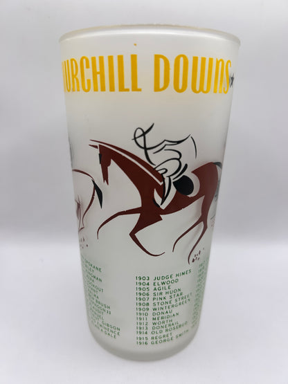 1956 Kentucky Derby Glass: 2 Stars, 3 Tails