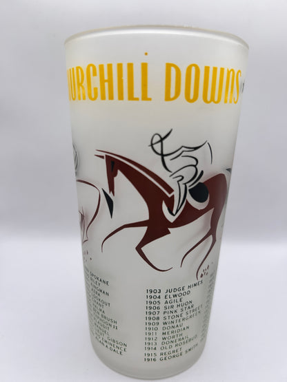 1956 Kentucky Derby Glass: 1 Star, 3 Tails