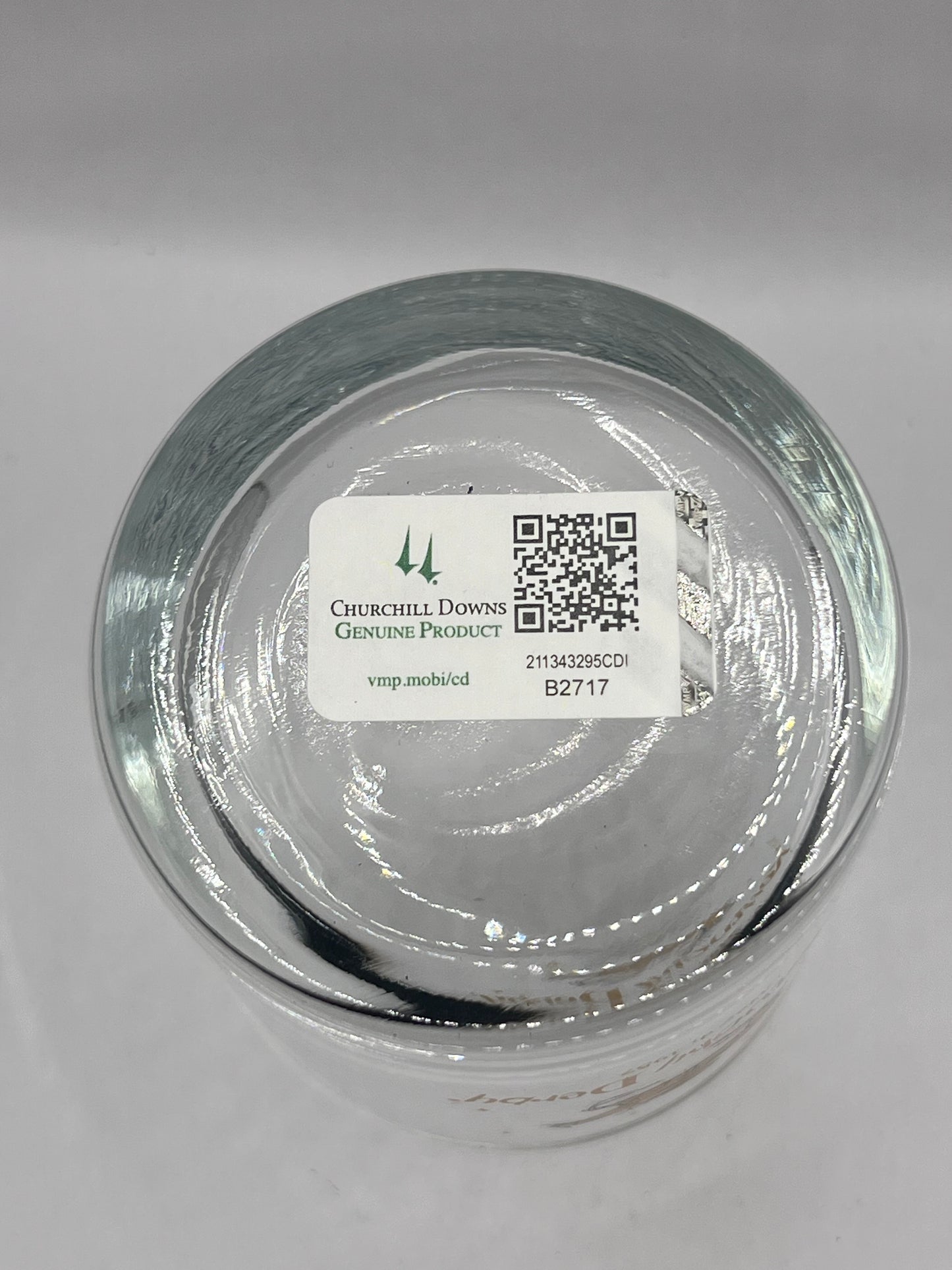 Throwback 1957 Kentucky Derby Logo Lowball Glass