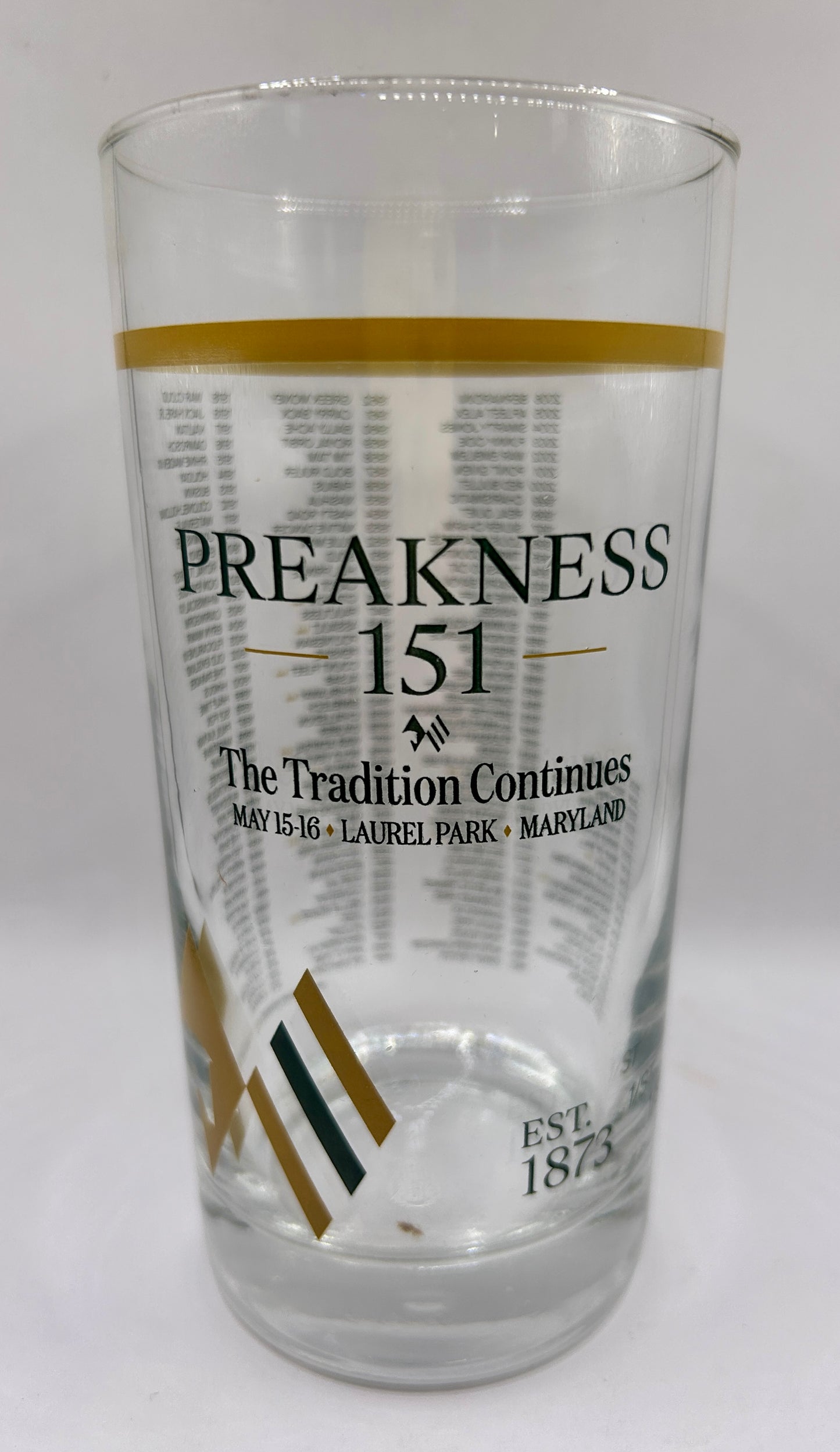 2026, 151st Preakness Stakes Glass