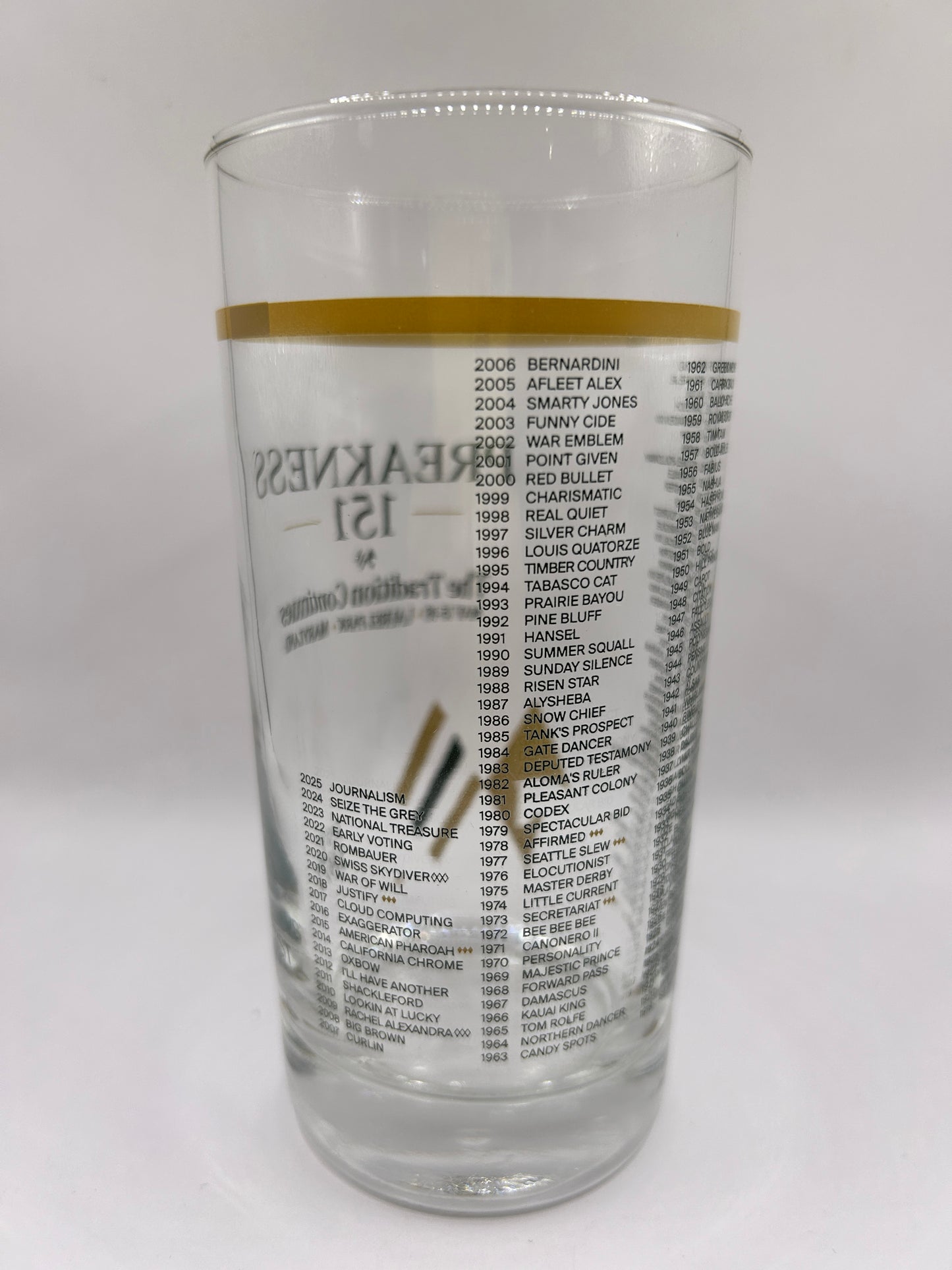 2026, 151st Preakness Stakes Glass