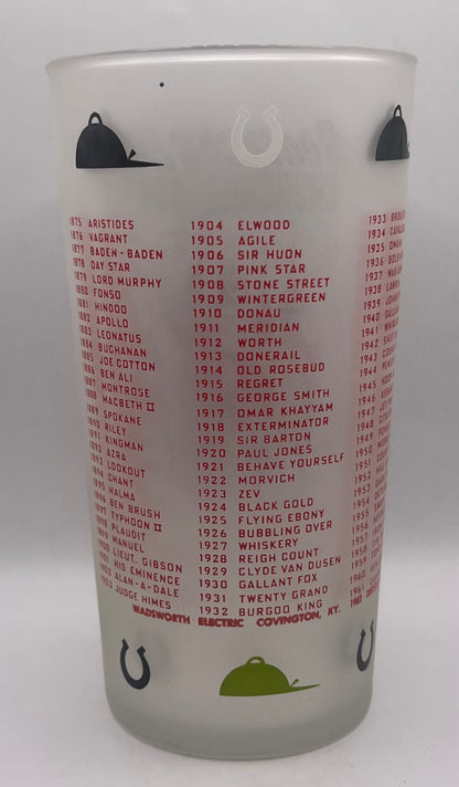 1962 Kentucky Derby Glass - Wadsworth Electric