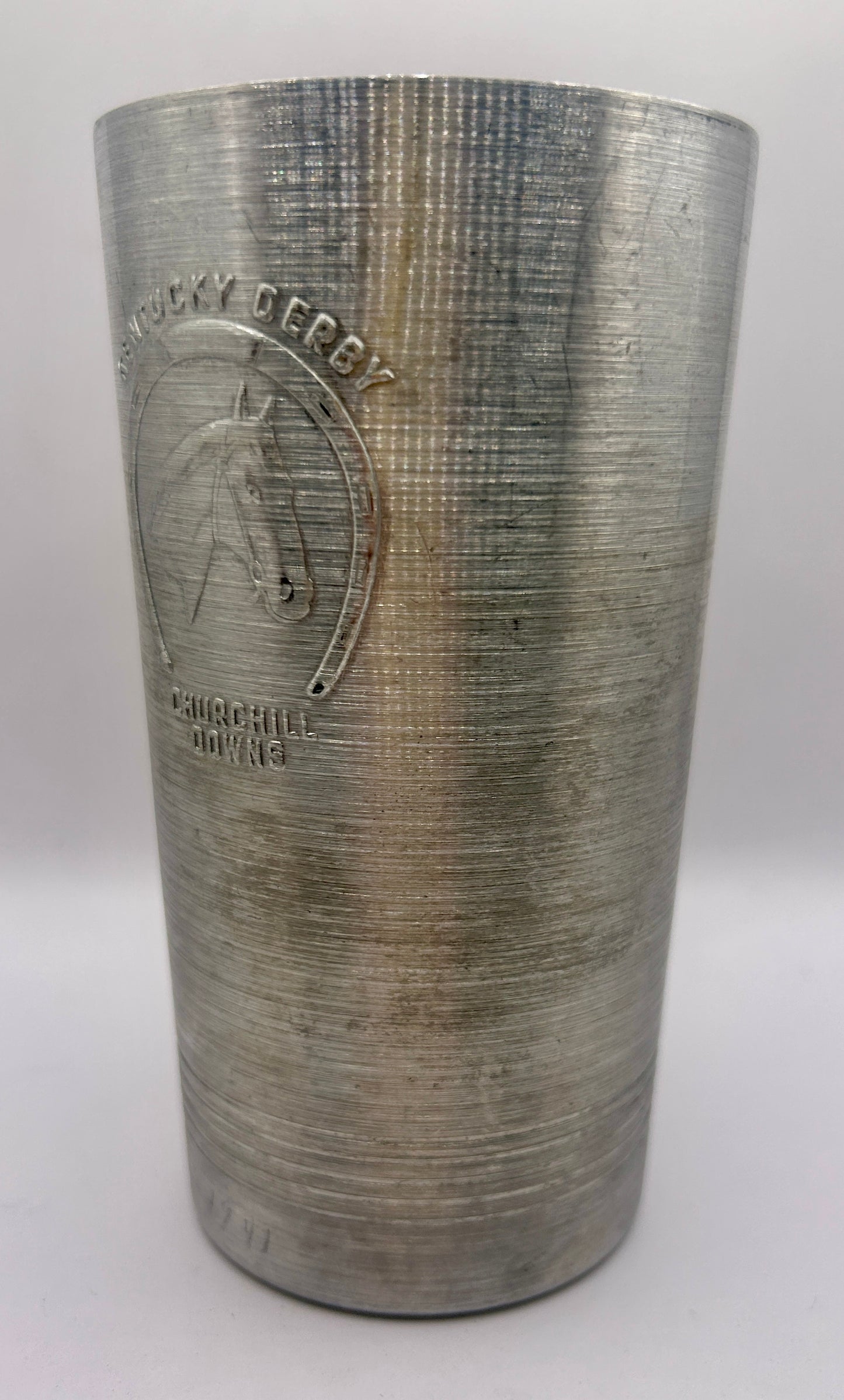 1940 Kentucky Derby Aluminum Glass