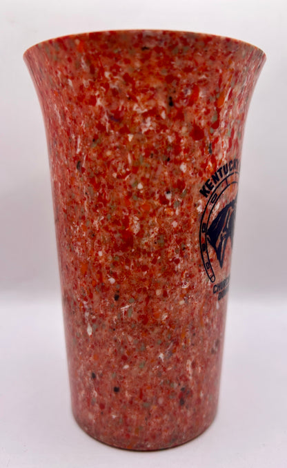 1941-44 Kentucky Derby Beetleware Glass - Red/White