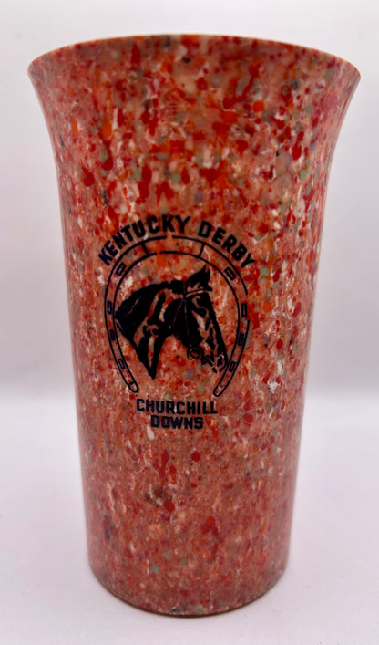 1941-44 Kentucky Derby Beetleware Glass - Red/White