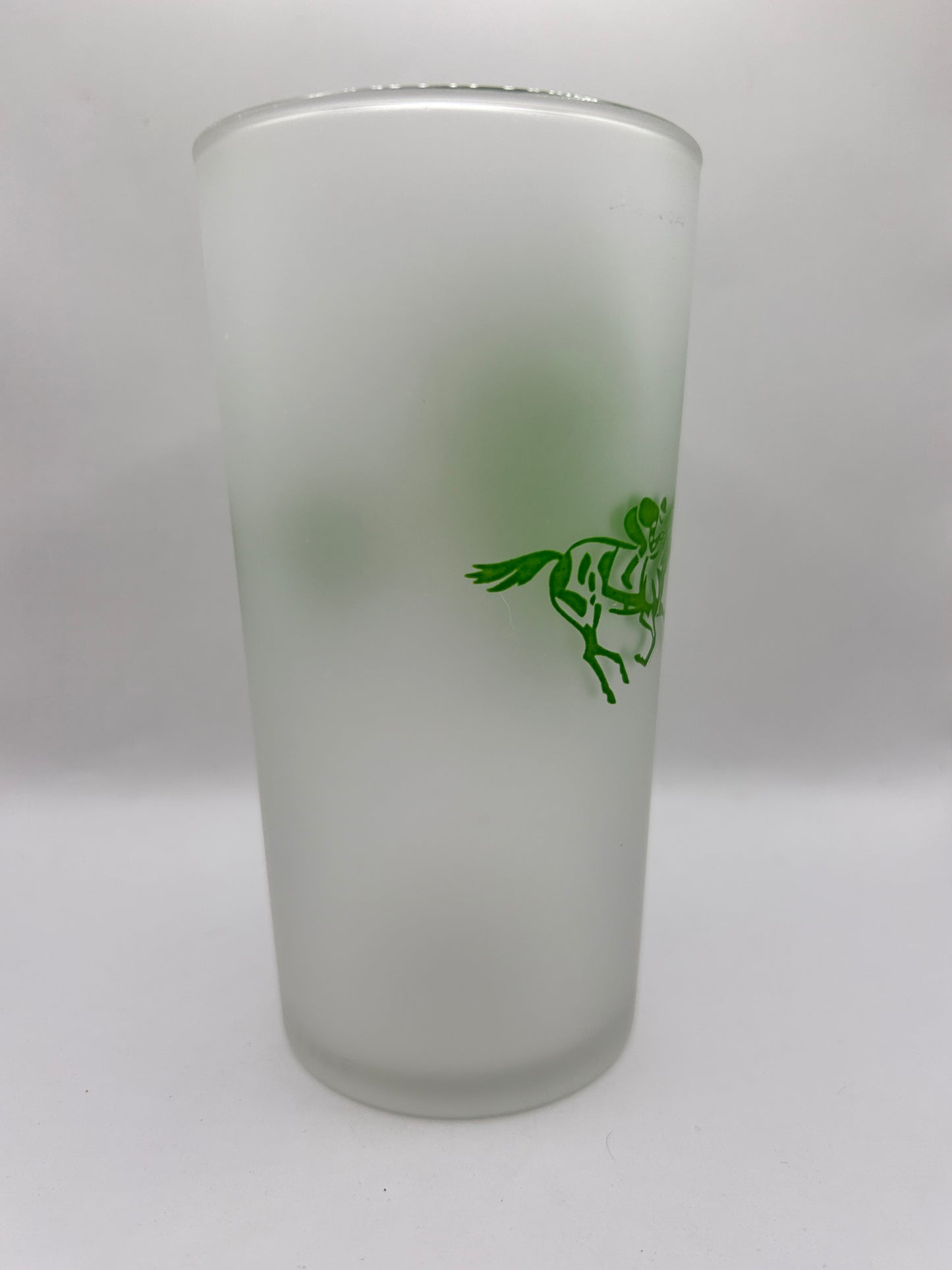 1948 Kentucky Derby Glass - Frosted Bottom