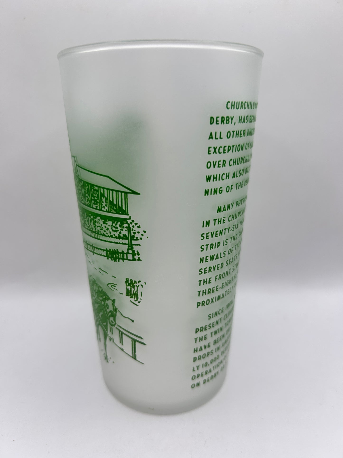 1950 Kentucky Derby Glass
