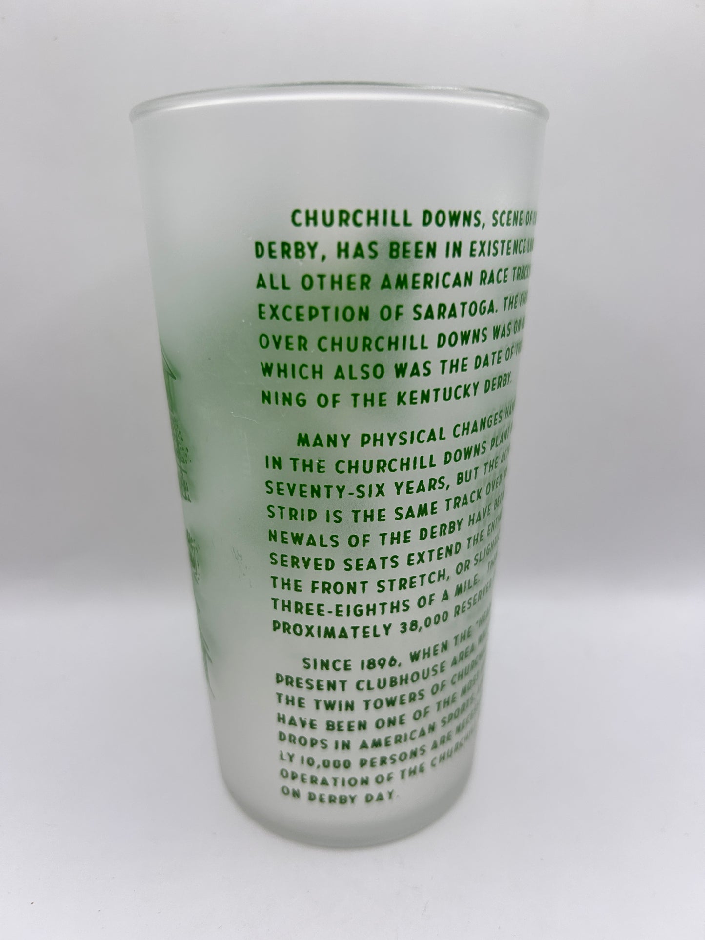 1950 Kentucky Derby Glass