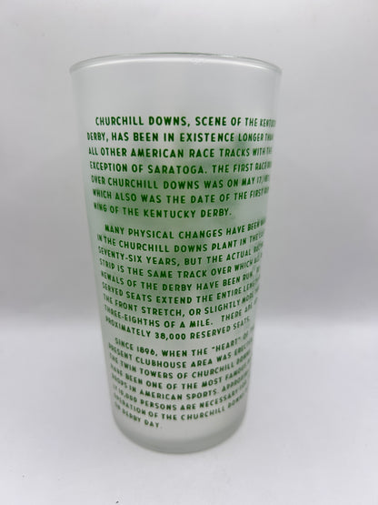 1950 Kentucky Derby Glass