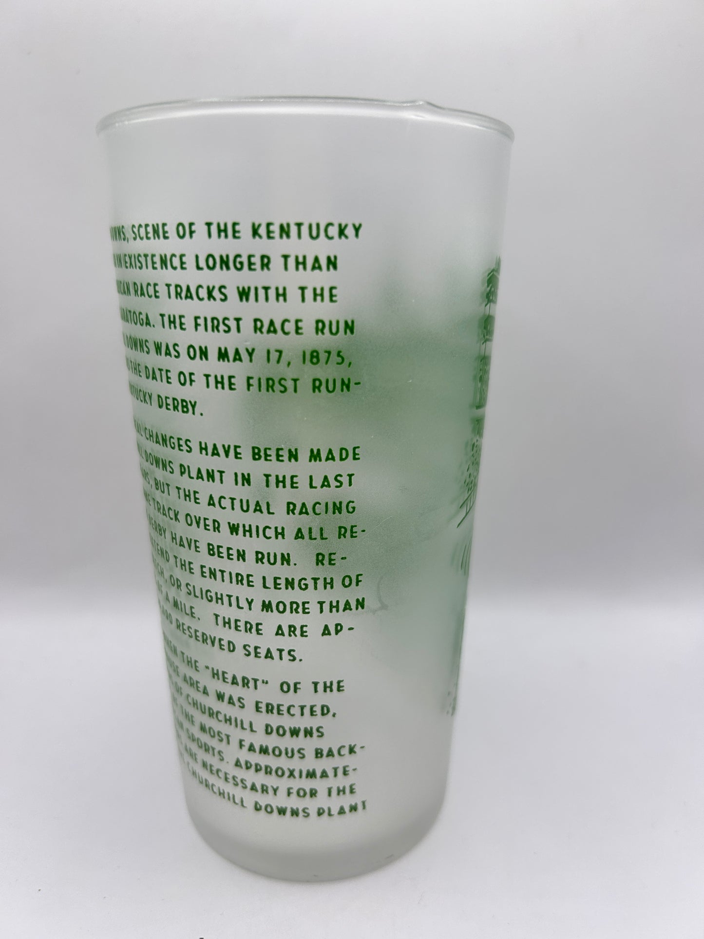 1950 Kentucky Derby Glass