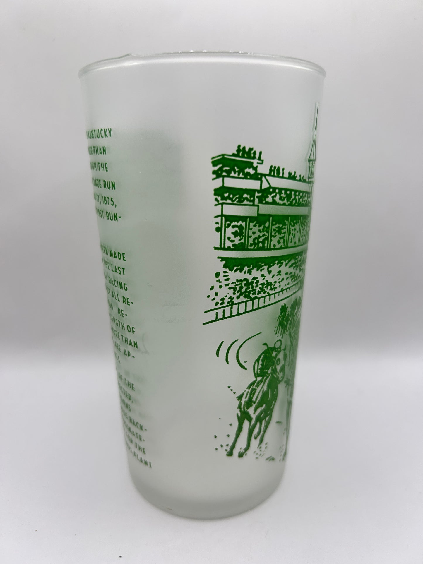 1950 Kentucky Derby Glass