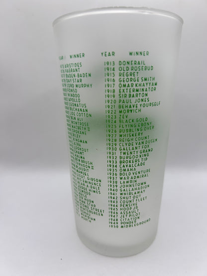 1951 Kentucky Derby Glass