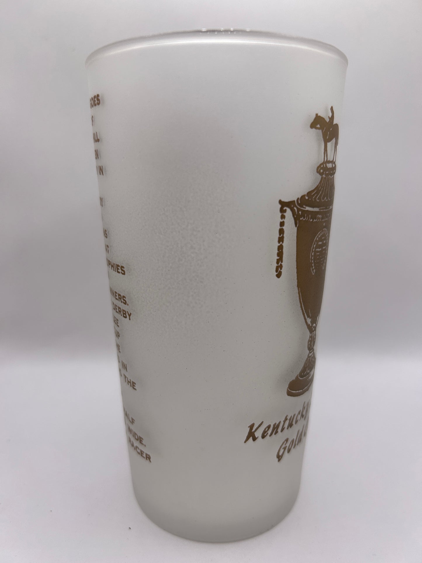 1952 Kentucky Derby Glass