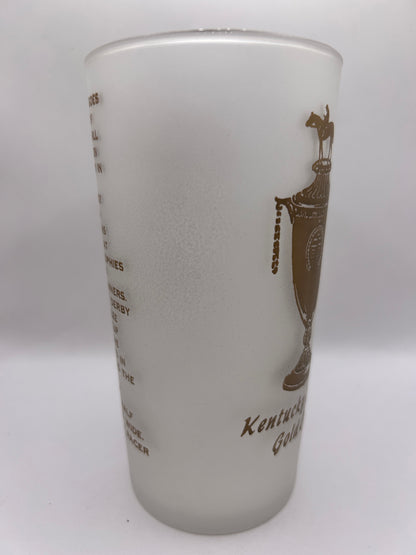 1952 Kentucky Derby Glass
