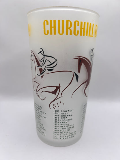 1956 Kentucky Derby Glass: 1 Star, 3 Tails