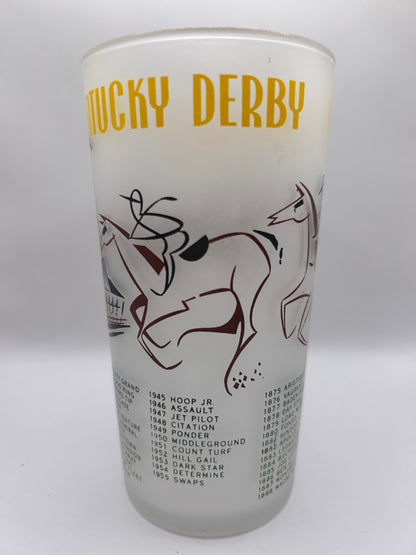1956 Kentucky Derby Glass: 1 Star, 3 Tails