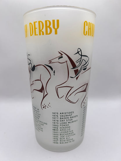 1956 Kentucky Derby Glass: 1 Star, 3 Tails