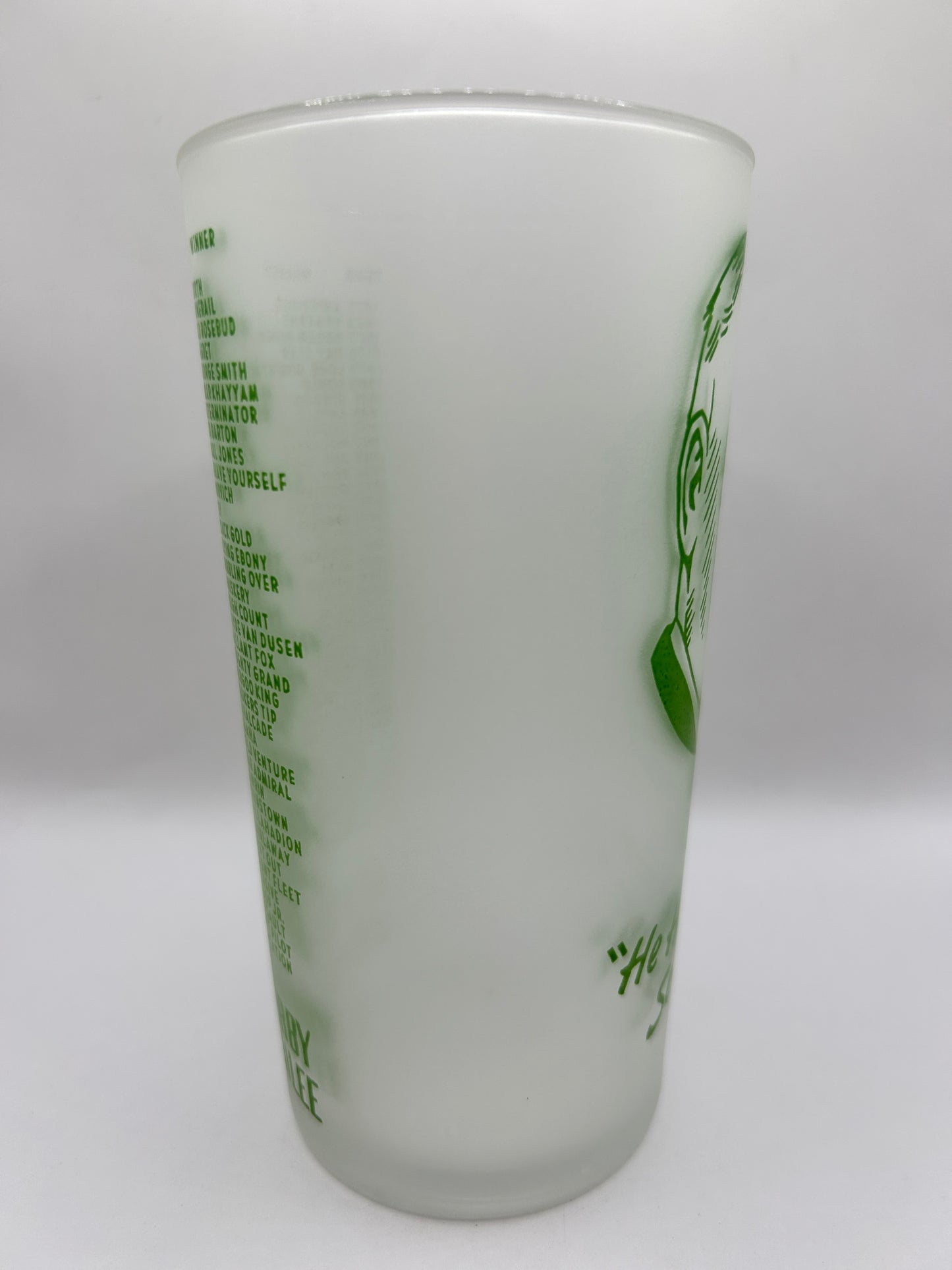 1949 Kentucky Derby Glass
