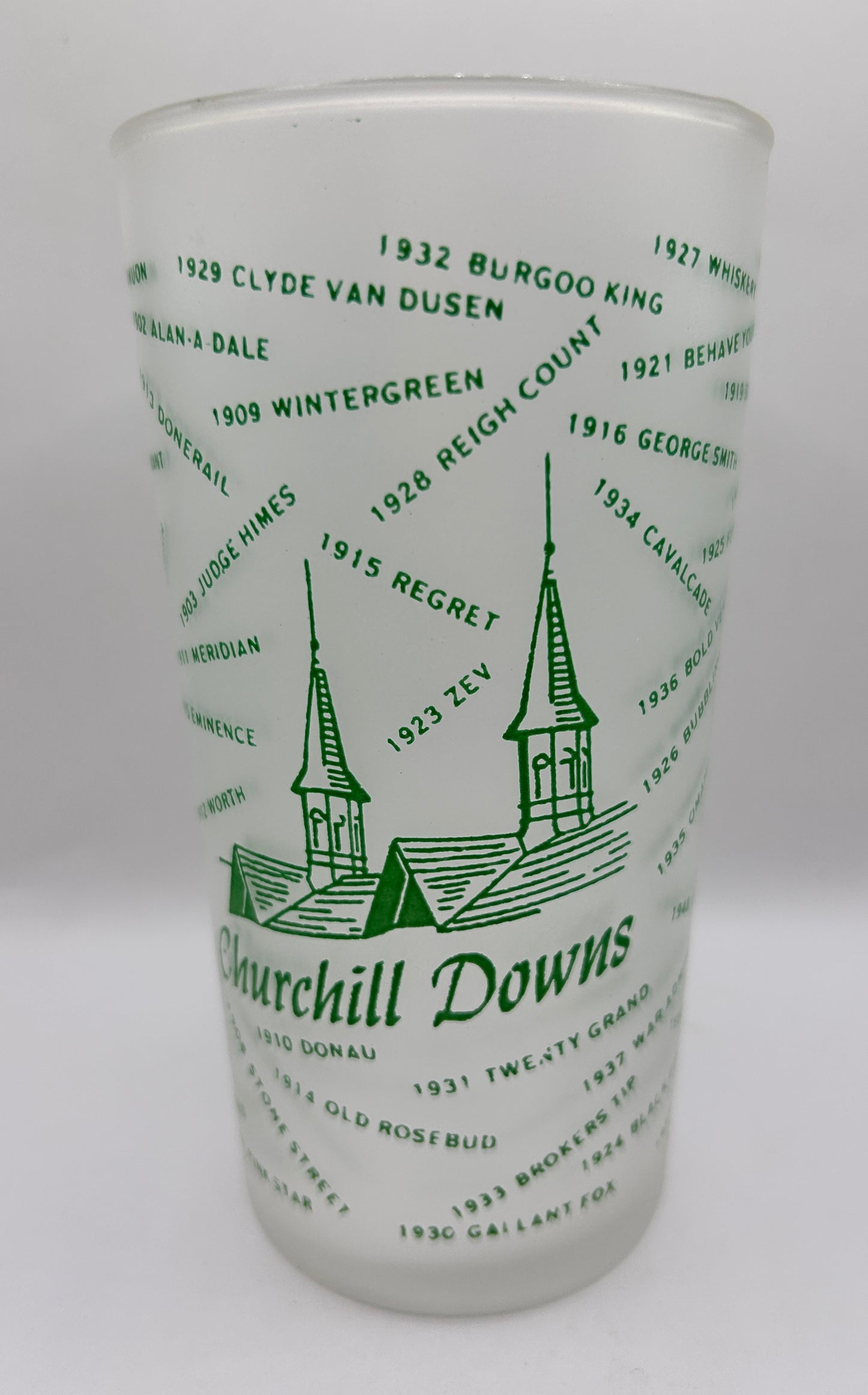 1954 Kentucky Derby Glass