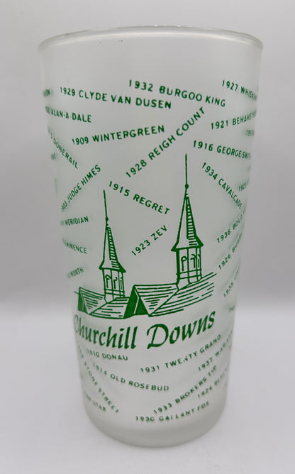 1954 Kentucky Derby Glass