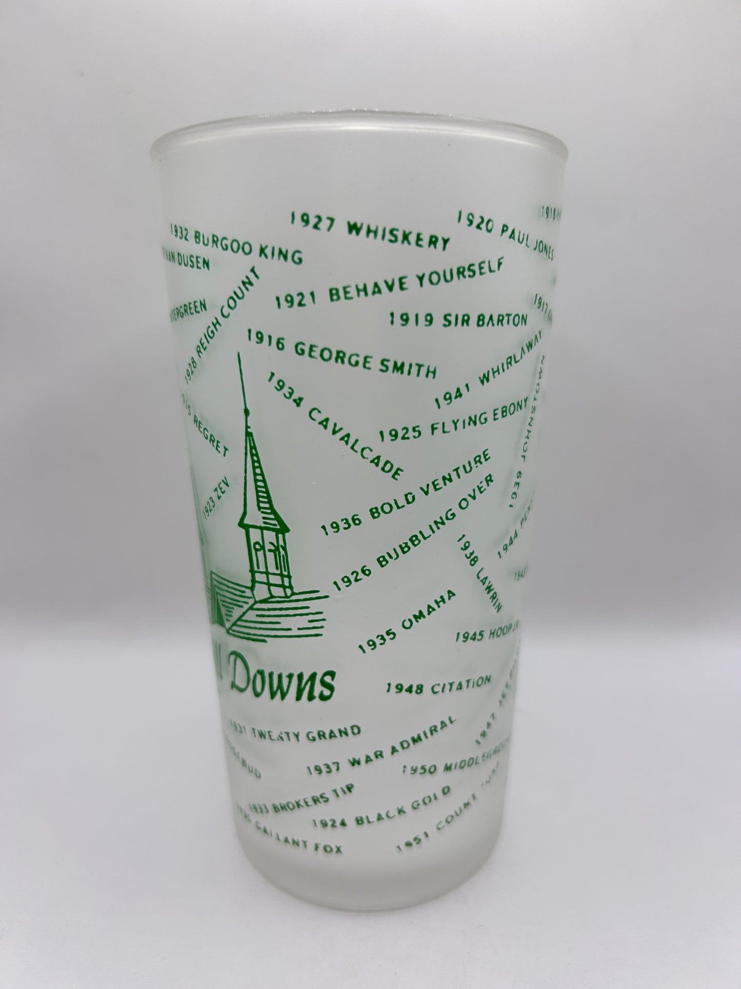 1954 Kentucky Derby Glass