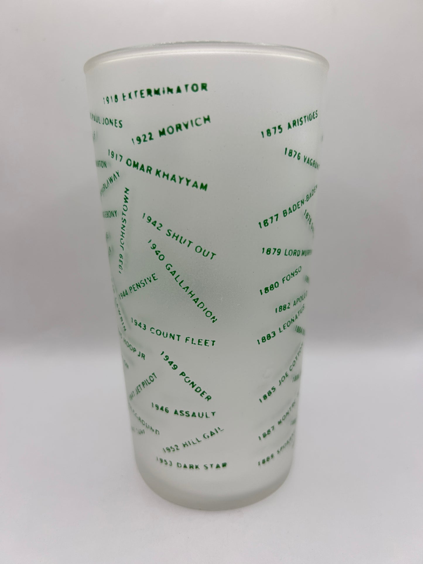 1954 Kentucky Derby Glass
