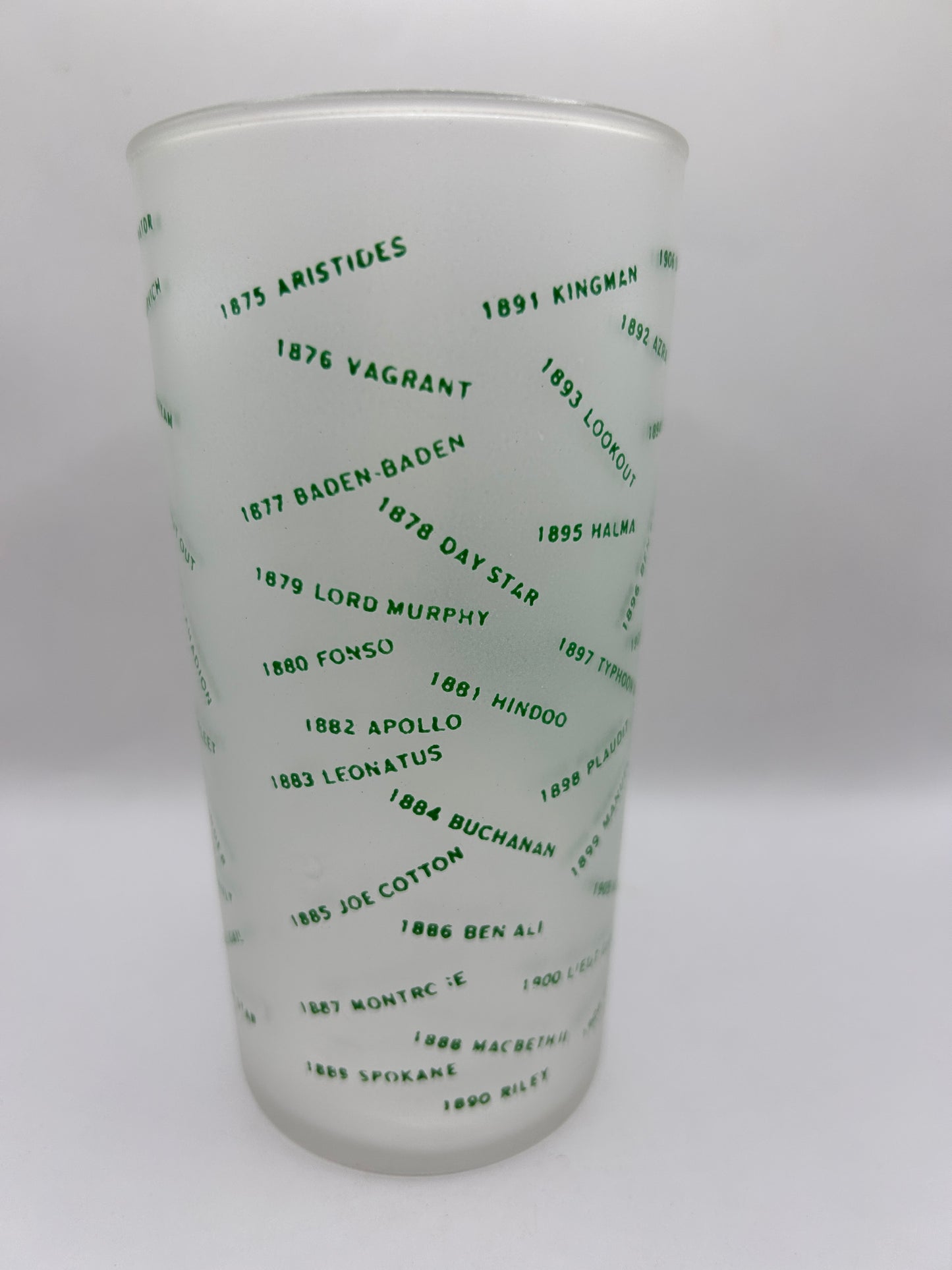 1954 Kentucky Derby Glass
