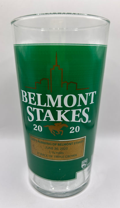 2020 Belmont Stakes Glass
