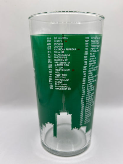 2020 Belmont Stakes Glass