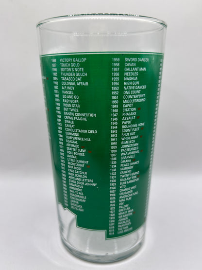 2020 Belmont Stakes Glass