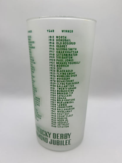 1949 Kentucky Derby Glass