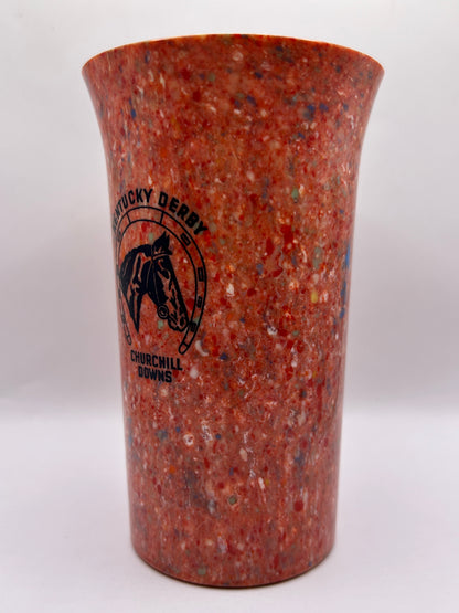 1941-44 Kentucky Derby Beetleware Glass - Red/White/Blue
