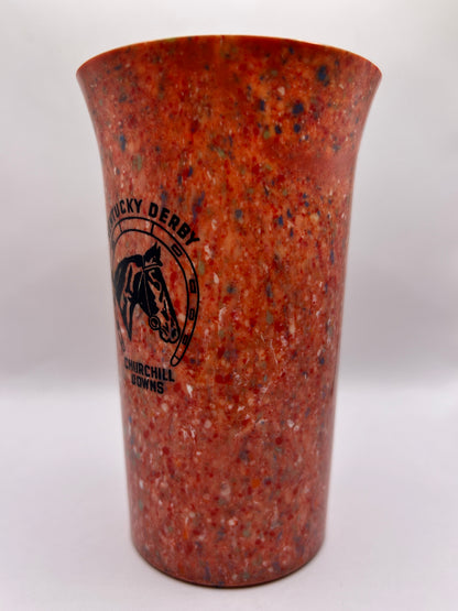 1941-44 Kentucky Derby Beetleware Glass - Red/White/Blue