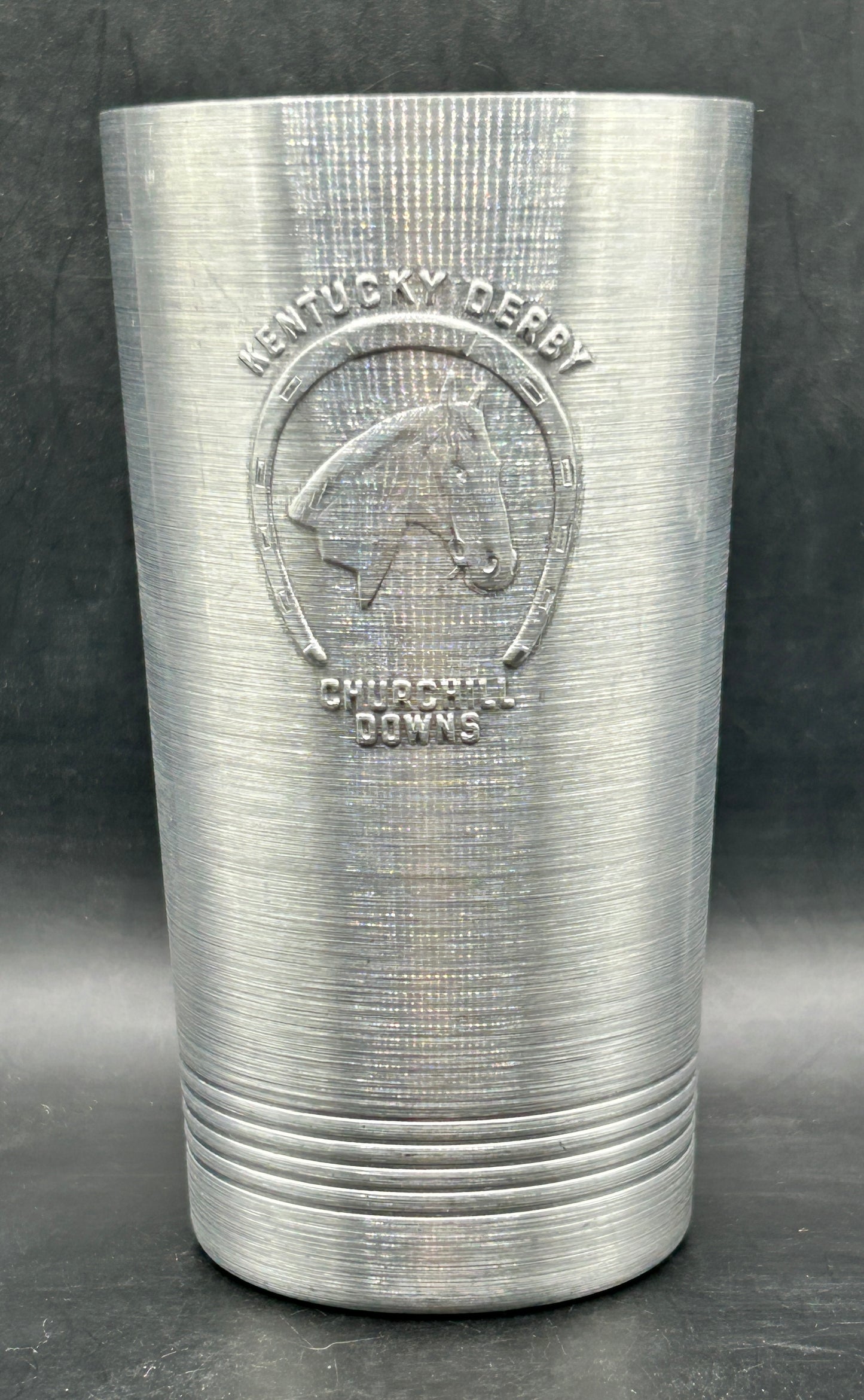 1940 Kentucky Derby Aluminum Glass