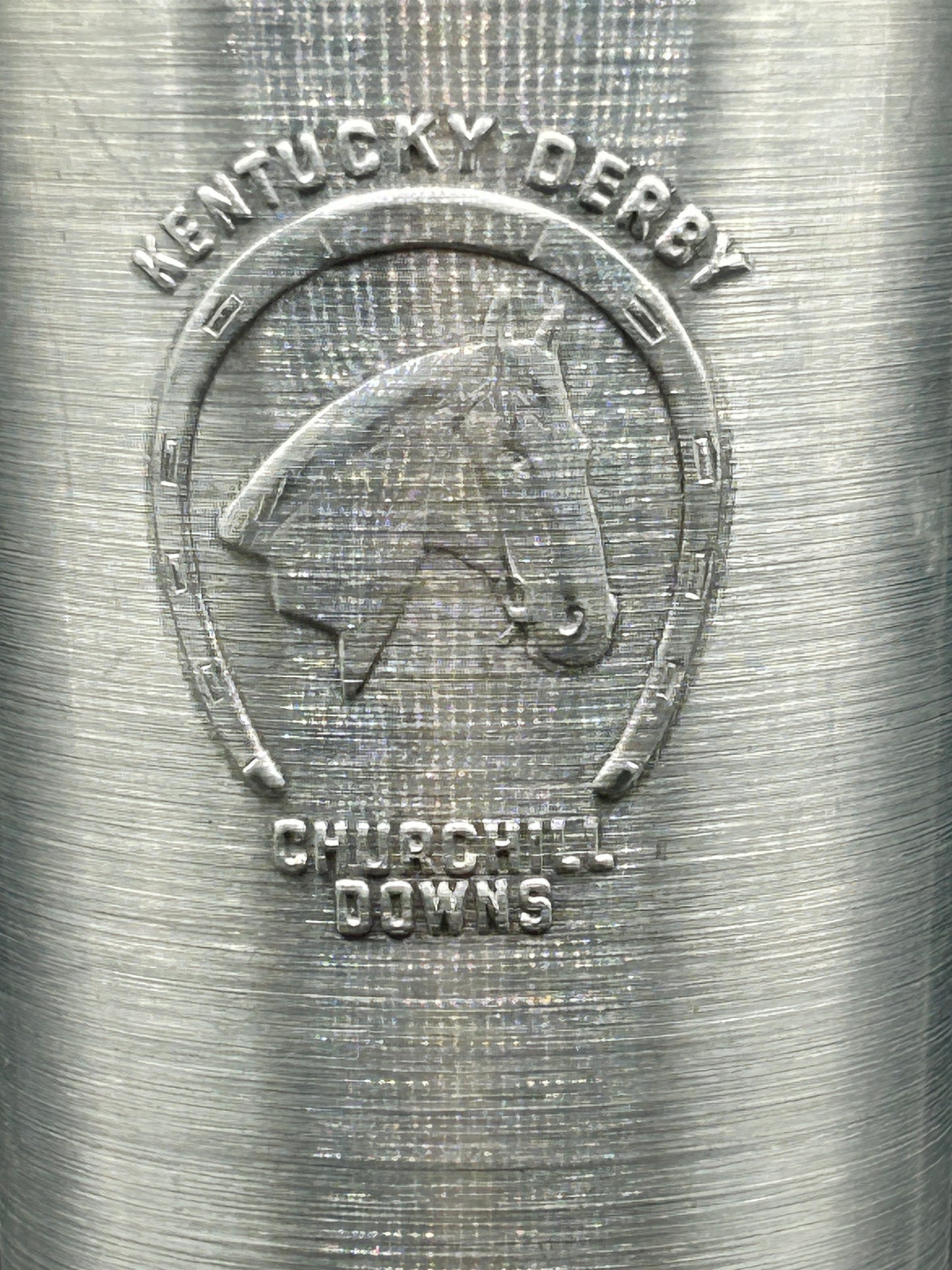 1940 Kentucky Derby Aluminum Glass