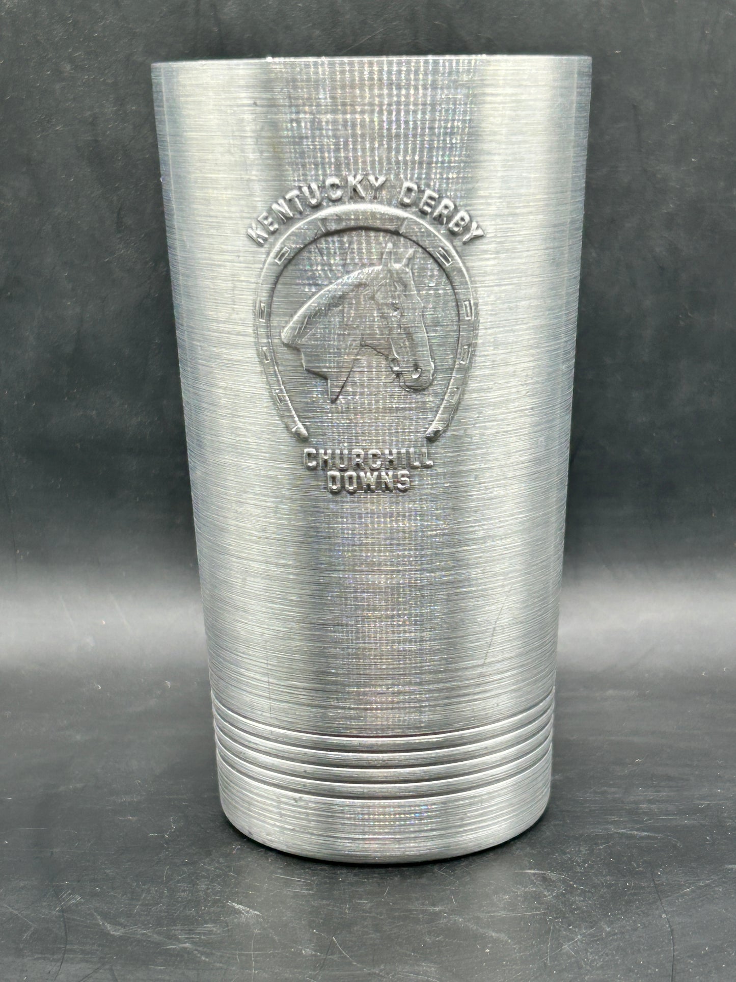 1940 Kentucky Derby Aluminum Glass