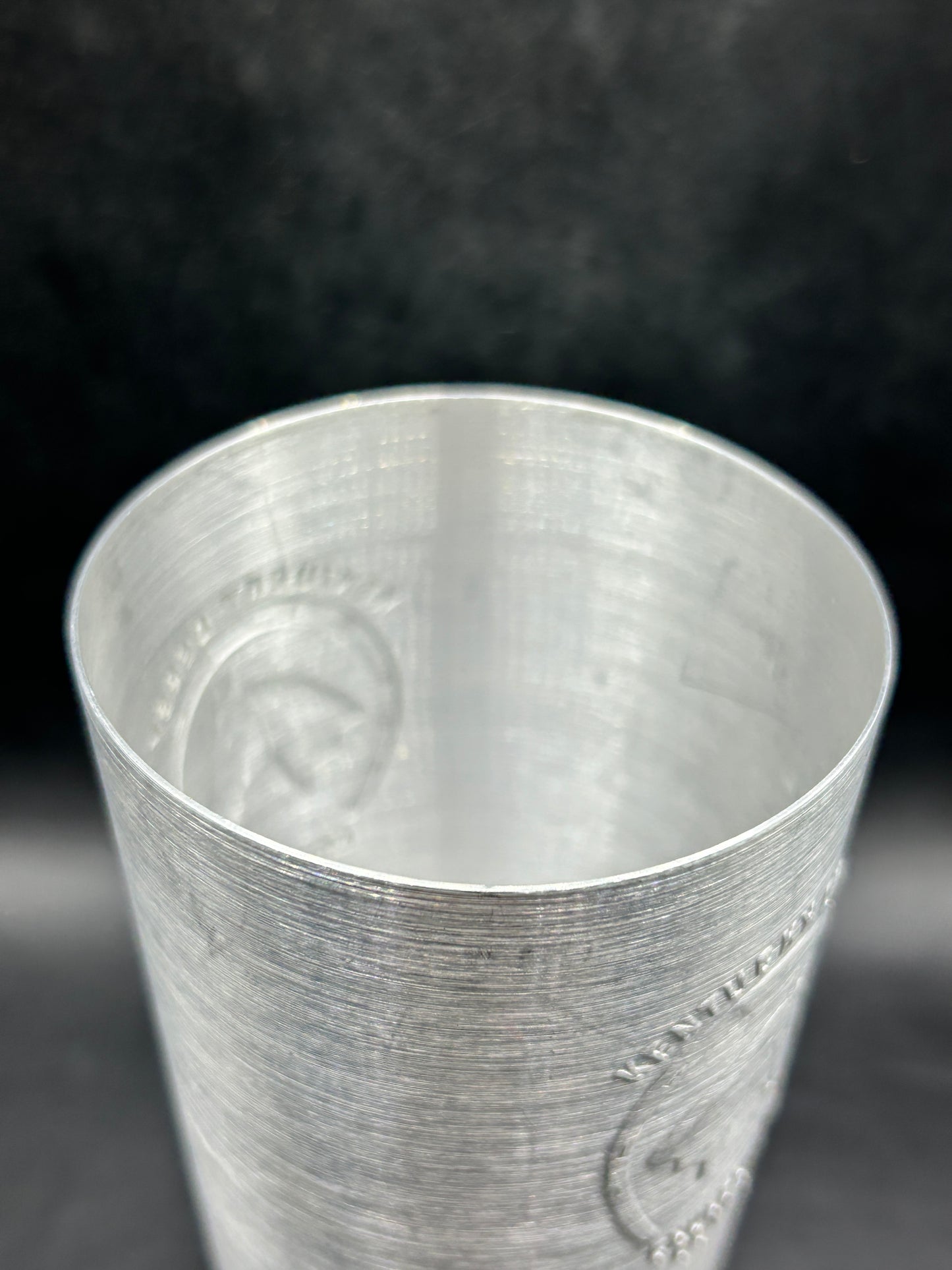 1940 Kentucky Derby Aluminum Glass