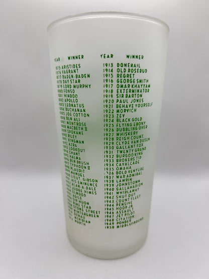 1951 Kentucky Derby Glass