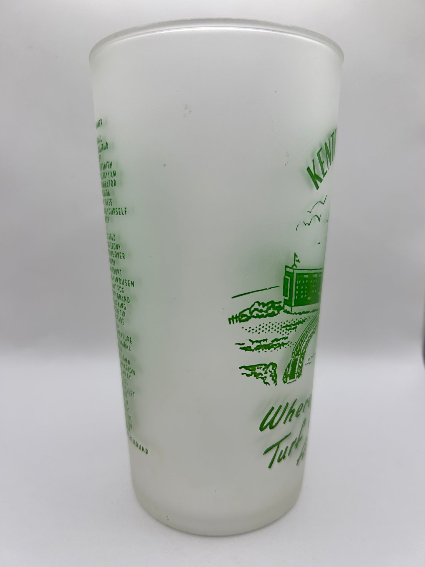 1951 Kentucky Derby Glass