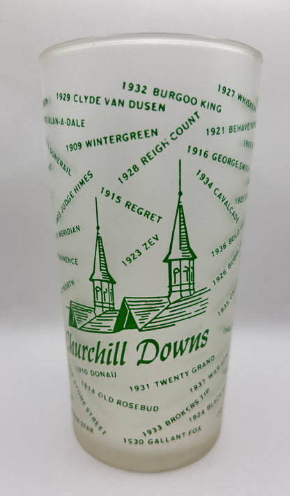 1954 Kentucky Derby Glass
