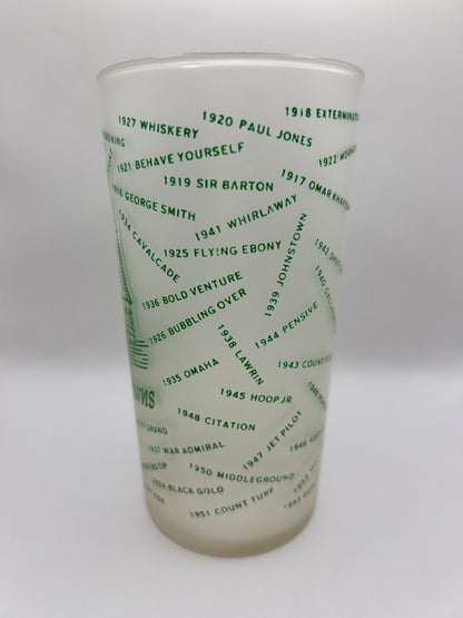 1954 Kentucky Derby Glass