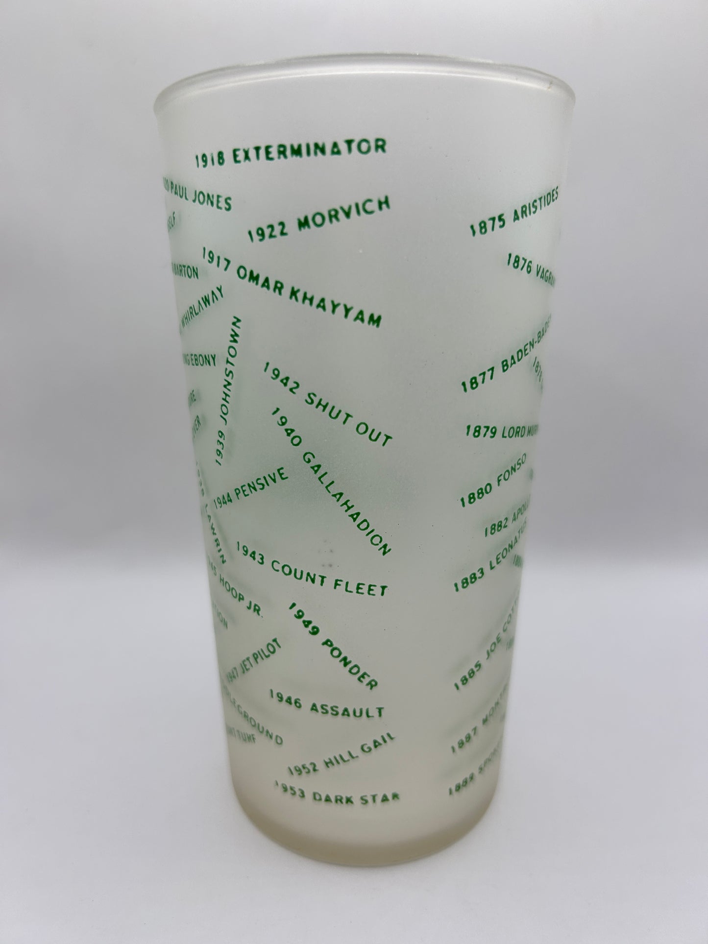 1954 Kentucky Derby Glass