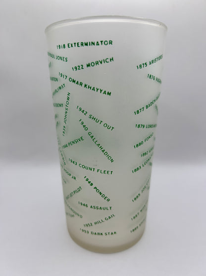 1954 Kentucky Derby Glass
