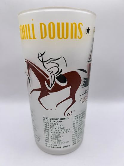 1956 Kentucky Derby Glass: 1 Star, 3 Tails