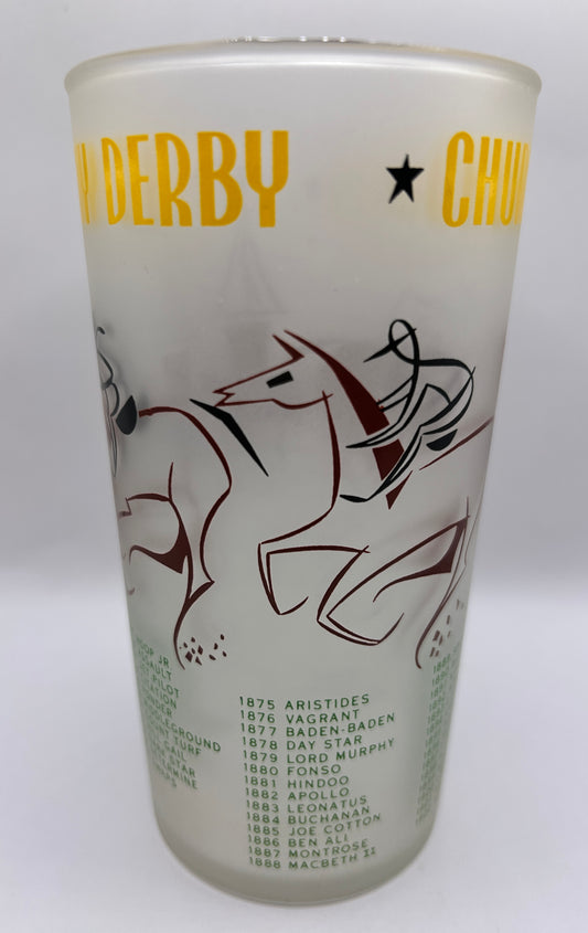 1956 Kentucky Derby Glass: 2 Stars, 3 Tails