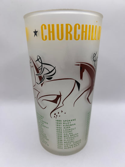1956 Kentucky Derby Glass: 2 Stars, 3 Tails