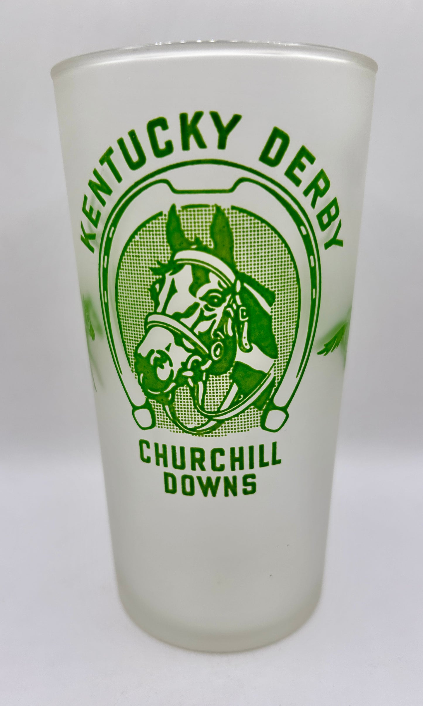 1948 Kentucky Derby Glass - Frosted Bottom