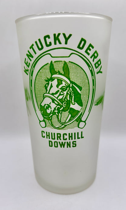 1948 Kentucky Derby Glass - Frosted Bottom