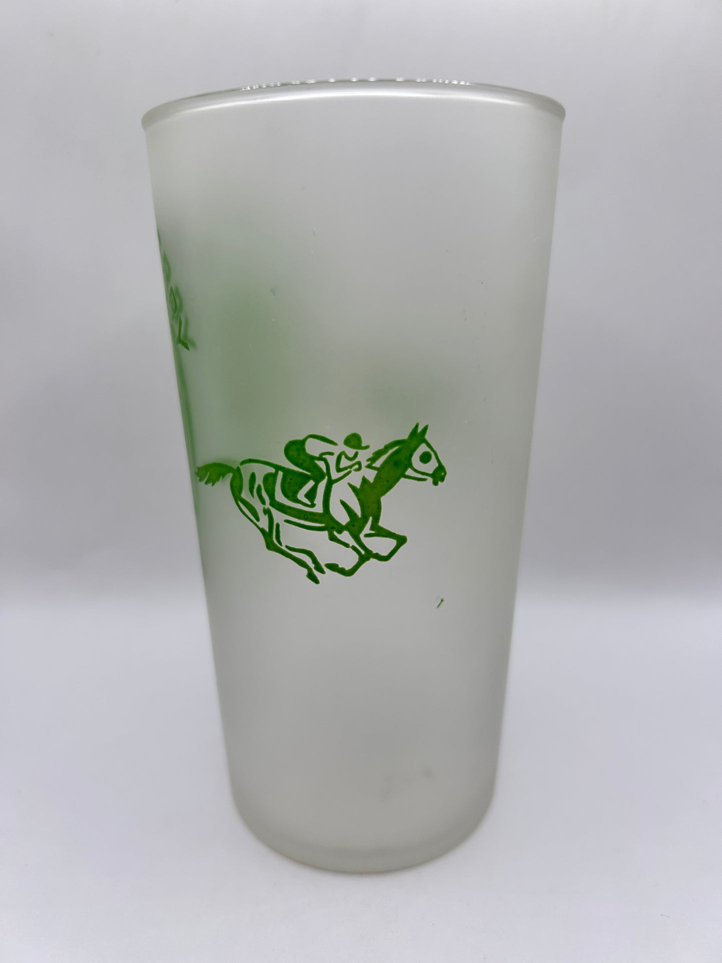 1948 Kentucky Derby Glass - Frosted Bottom